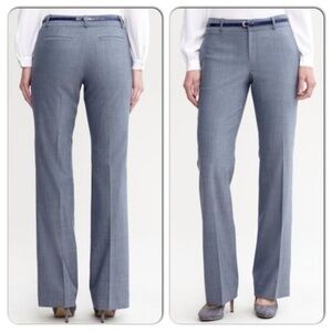 Banana Republic Martin Fit Blue Wool/Silk Pants 4‎